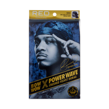 Kiss - RPM Power Wave Crushed Velvet Durag Royal Blue HD83 - ANNS BEAUTY SUPPLY